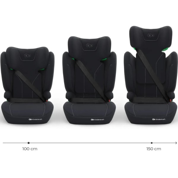 Фото - Автокресло Kinderkraft i-Spark 2 Plus i-Size Black (KCISPA02BLKPL00)